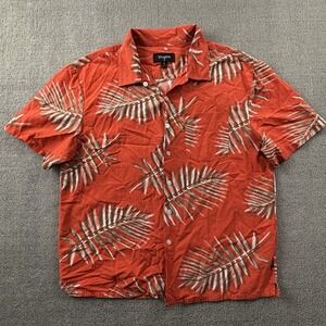 Brixton Shirt Adult Small S Button Up Short Sleeve Hawaiian Relax Casual Men's